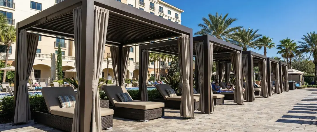 Commercial Aluminum Cabanas
